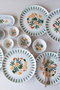 Hermia Juego de Desayuno de Porcelana de 14 Piezas Multicolor